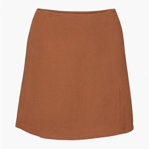 Aritzia EPICUREAN BROWN Sunday Best Tatiana Skirt - 6 - NWT